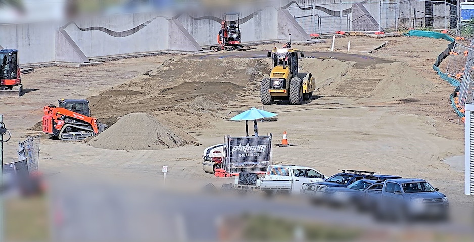 Launceston Pump Track Construction Image