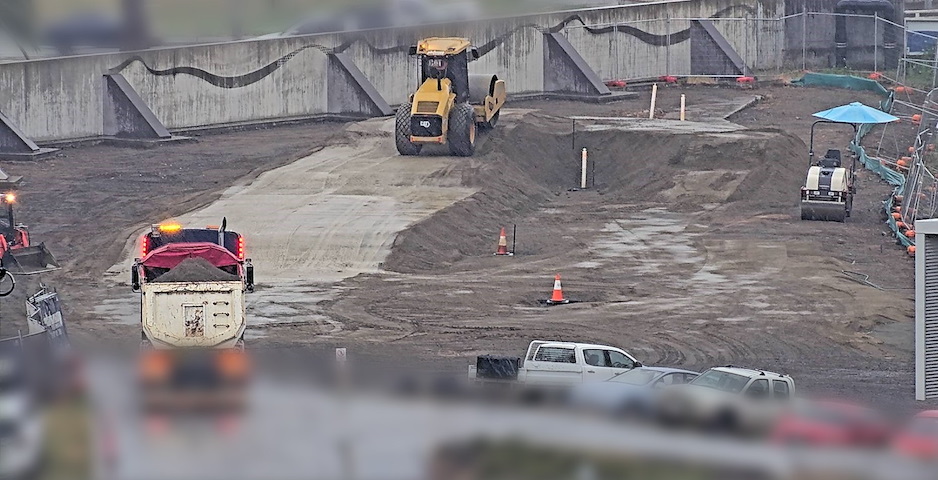 Launceston Pump Track Construction Image