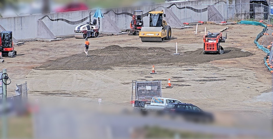 Launceston Pump Track Construction Image