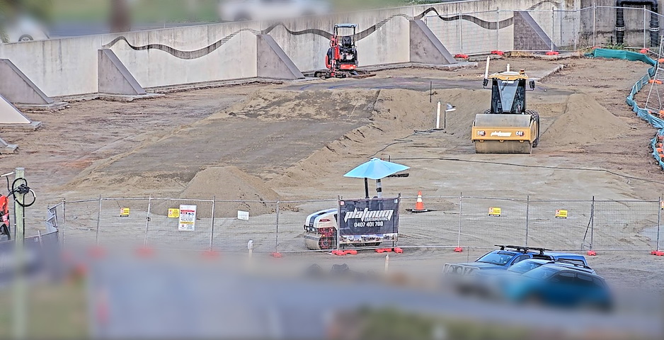 Launceston Pump Track Construction Image